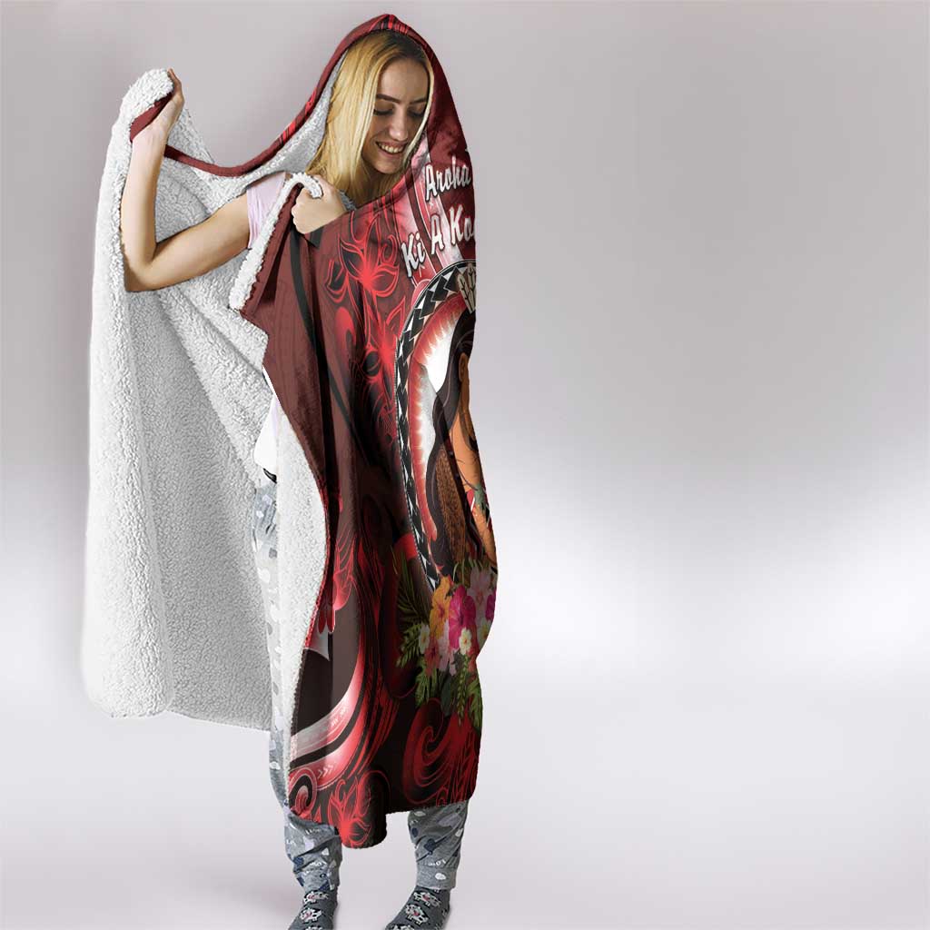 New Zealand Mother's Day Hooded Blanket I Love You Mom