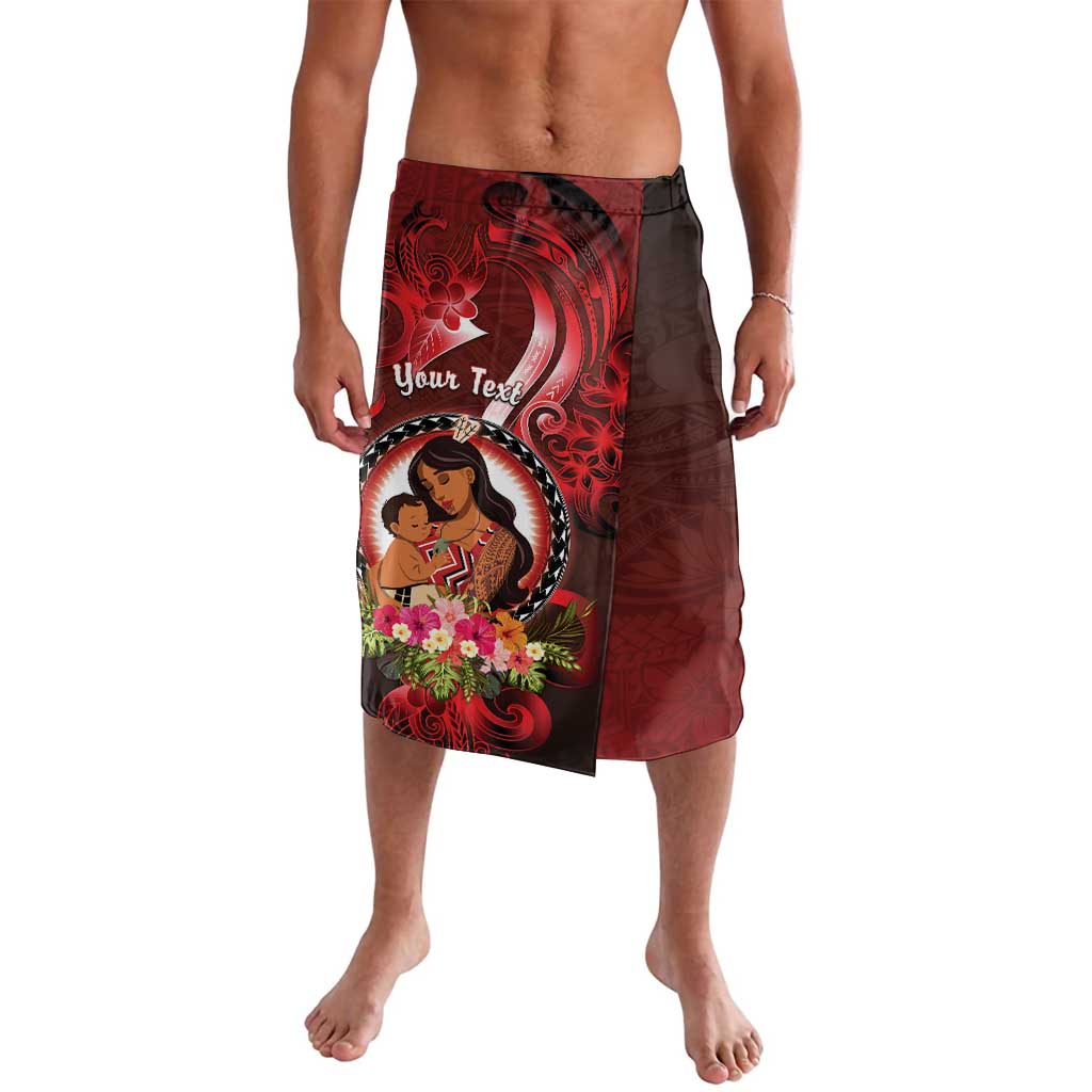 Personalised New Zealand Mother's Day Lavalava I Love You Mom