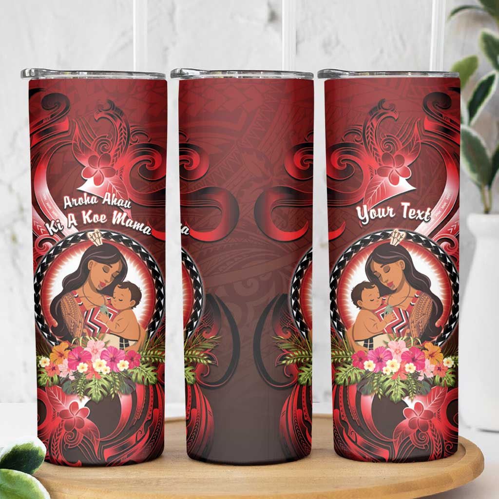 Personalised New Zealand Mother's Day Skinny Tumbler I Love You Mom
