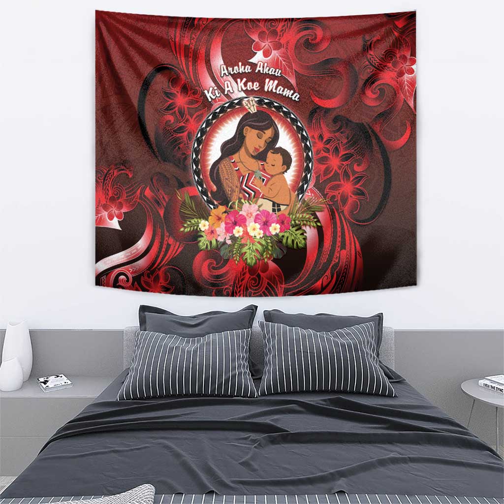 New Zealand Mother's Day Tapestry I Love You Mom DT04 - Polynesian Pride