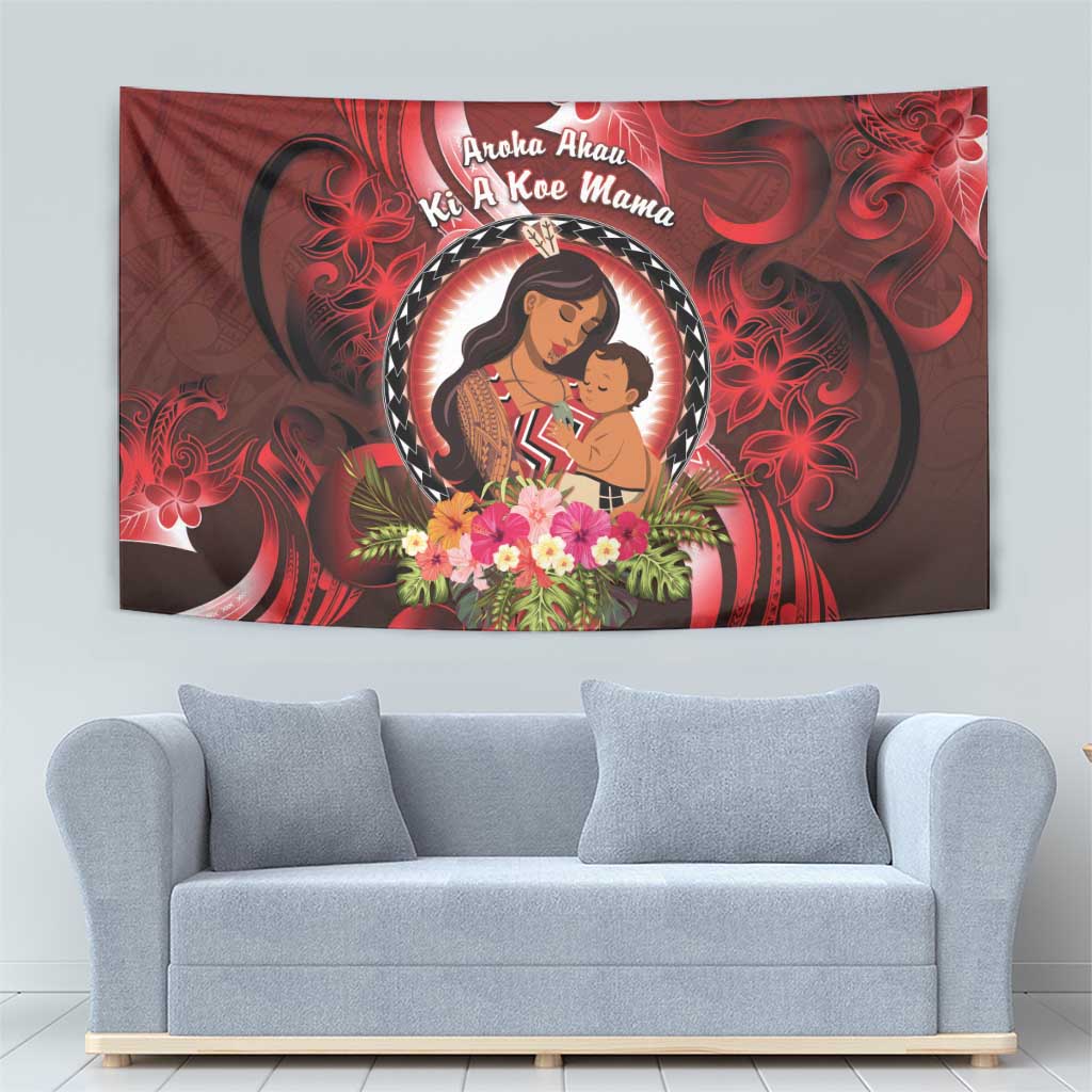 New Zealand Mother's Day Tapestry I Love You Mom DT04 - Polynesian Pride