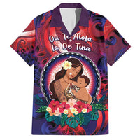 Personalised Samoa Mother's Day Family Matching Puletasi and Hawaiian Shirt I Love You Mom
