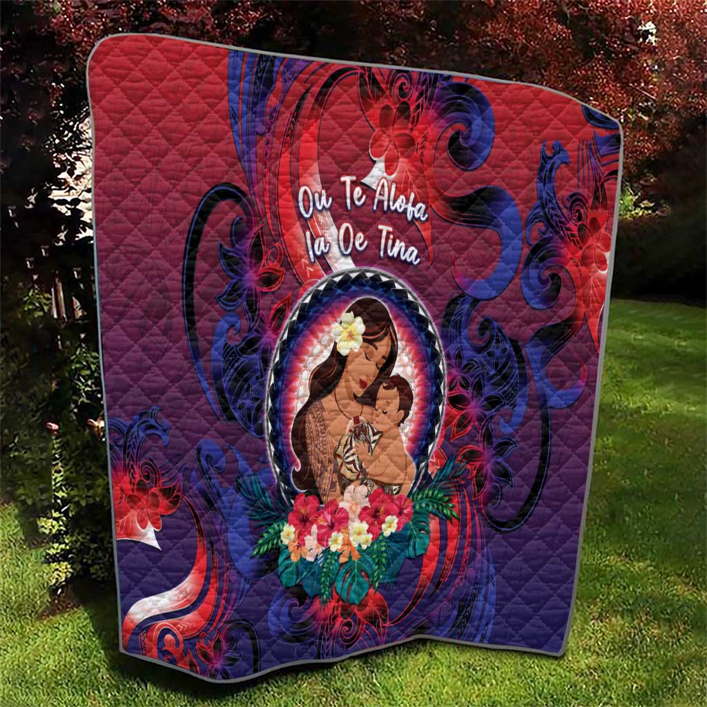 Samoa Mother's Day Quilt I Love You Mom