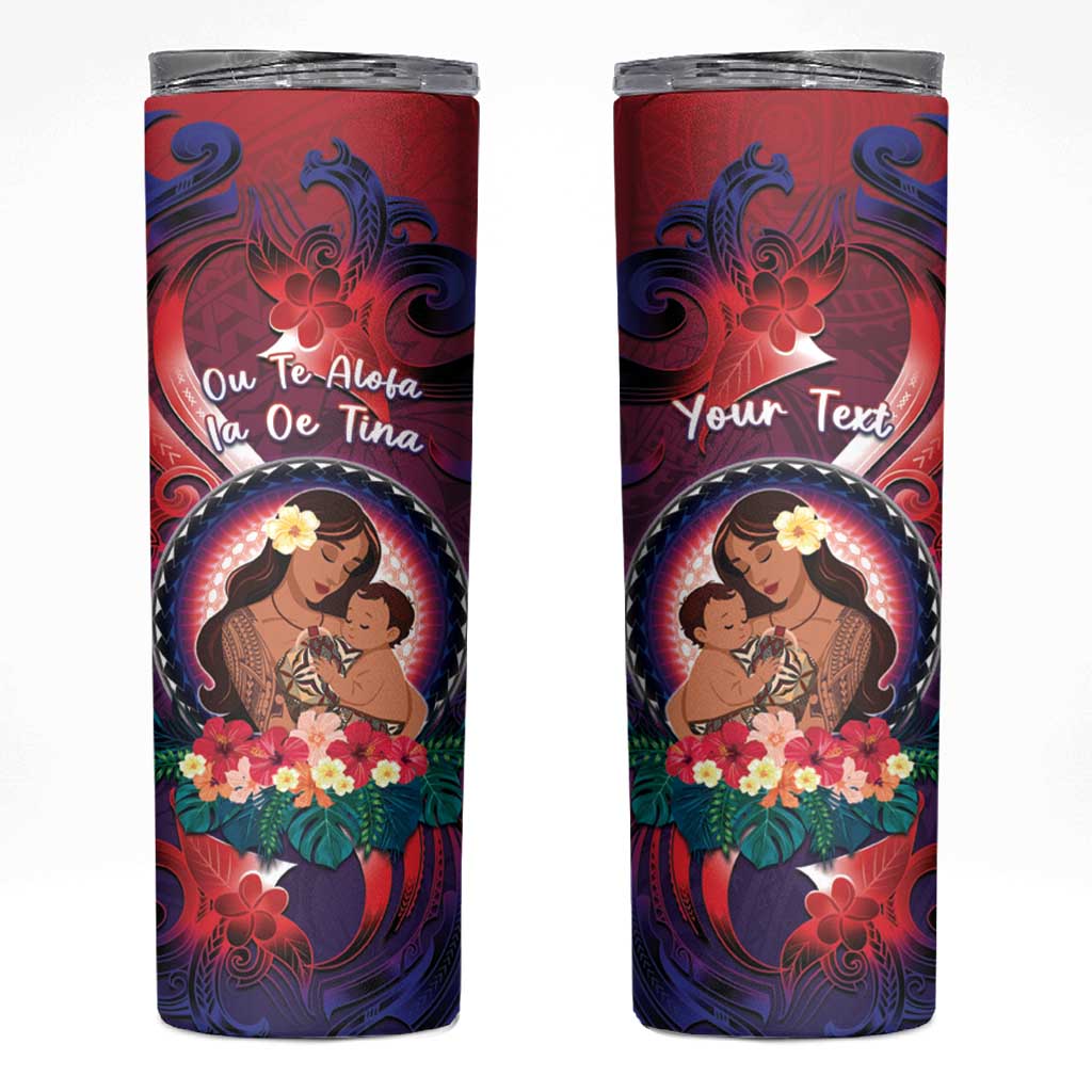 Personalised Samoa Mother's Day Skinny Tumbler I Love You Mom