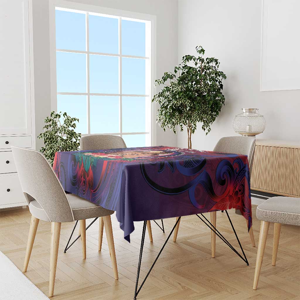 Samoa Mother's Day Tablecloth I Love You Mom
