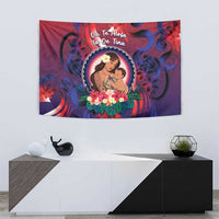 Samoa Mother's Day Tapestry I Love You Mom DT04 - Polynesian Pride
