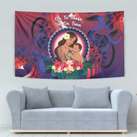 Samoa Mother's Day Tapestry I Love You Mom DT04 - Polynesian Pride