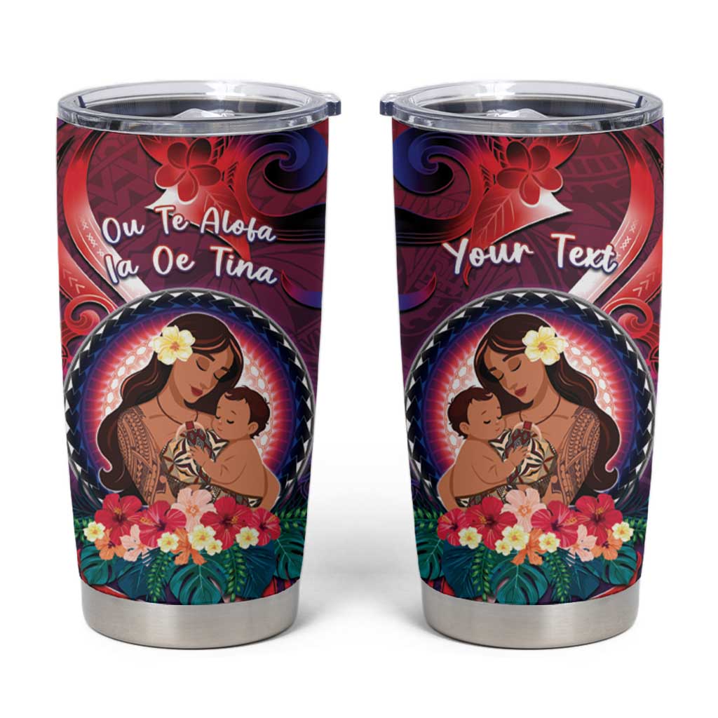 Personalised Samoa Mother's Day Tumbler Cup I Love You Mom