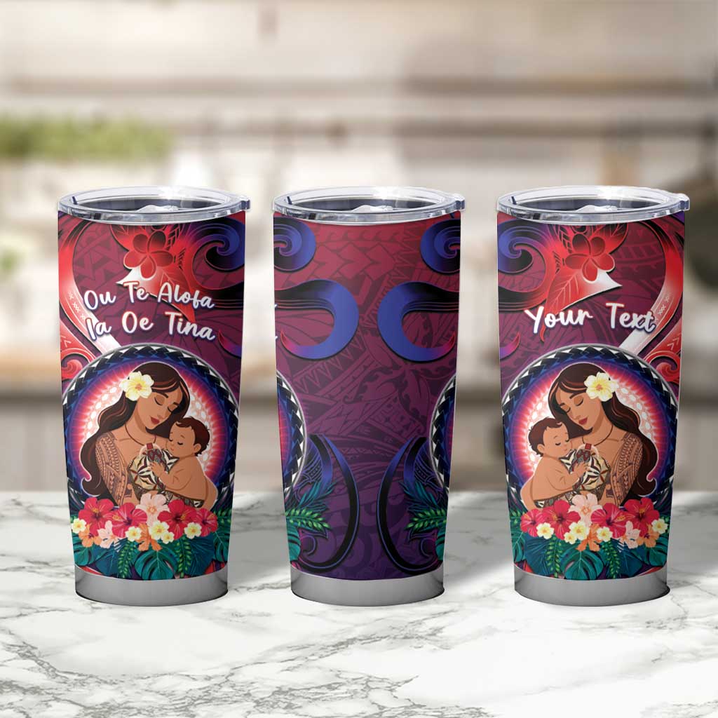 Personalised Samoa Mother's Day Tumbler Cup I Love You Mom