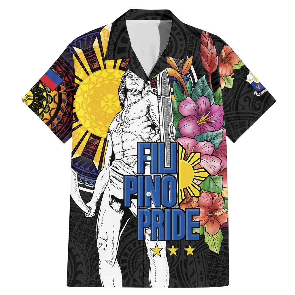 Filipinos Lapu-Lapu Hero Philippines Family Matching Mermaid Dress and Hawaiian Shirt Hibiscus Flowers Style