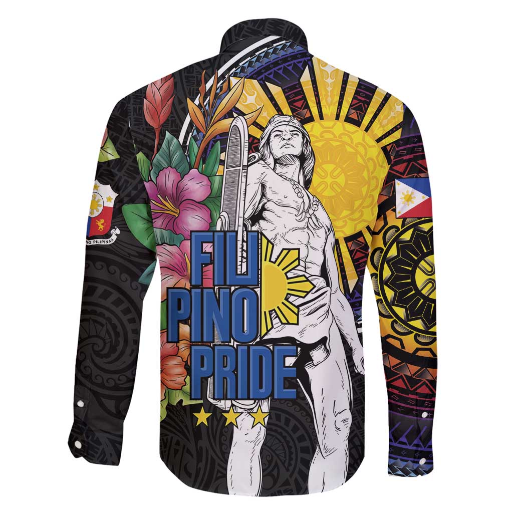 Filipinos Lapu-Lapu Hero Philippines Family Matching Puletasi and Hawaiian Shirt Hibiscus Flowers Style