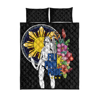 Filipinos Lapu-Lapu Hero Philippines Quilt Bed Set Hibiscus Flowers Style
