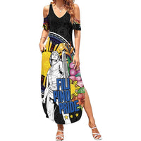 Filipinos Lapu-Lapu Hero Philippines Summer Maxi Dress Hibiscus Flowers Style