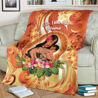 Tonga Mother's Day Blanket I Love You Mom