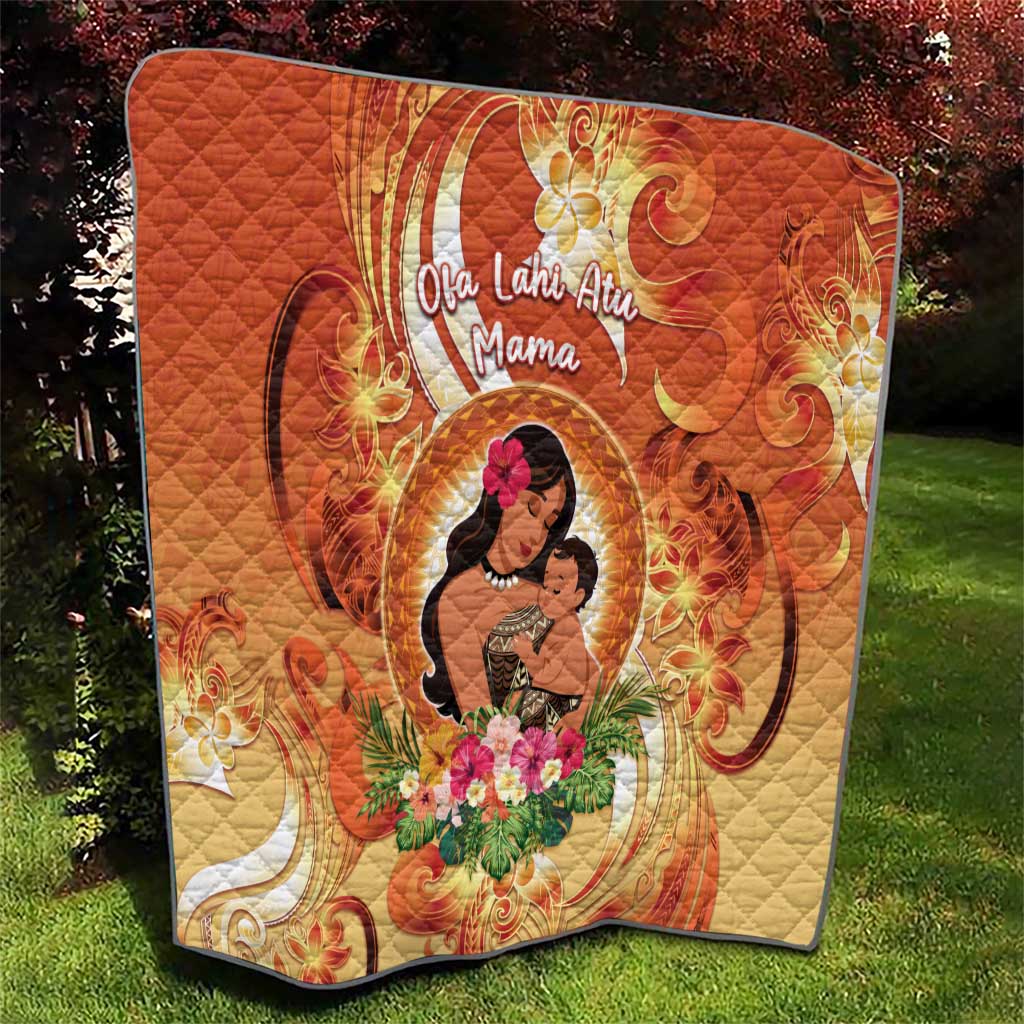 Tonga Mother's Day Quilt I Love You Mom