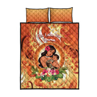 Tonga Mother's Day Quilt Bed Set I Love You Mom