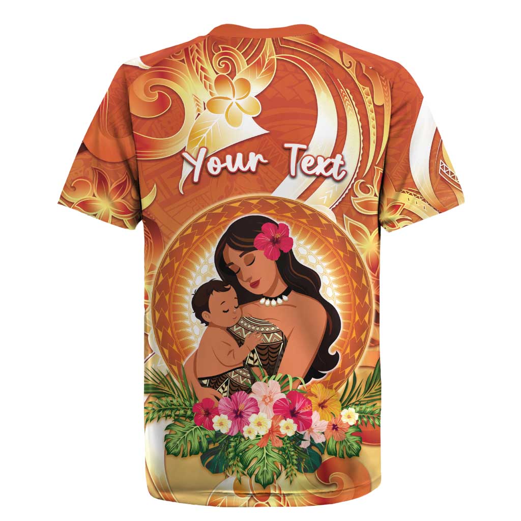 Personalised Tonga Mother's Day Rugby Jersey I Love You Mom