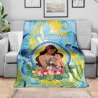 Fiji Mother's Day Blanket I Love You Mom