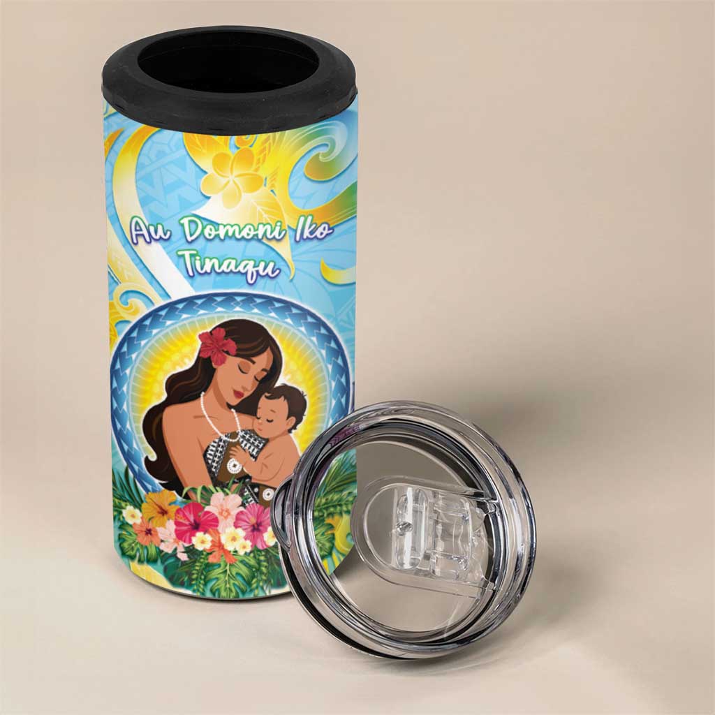 Personalised Fiji Mother's Day 4 in 1 Can Cooler Tumbler I Love You Mom