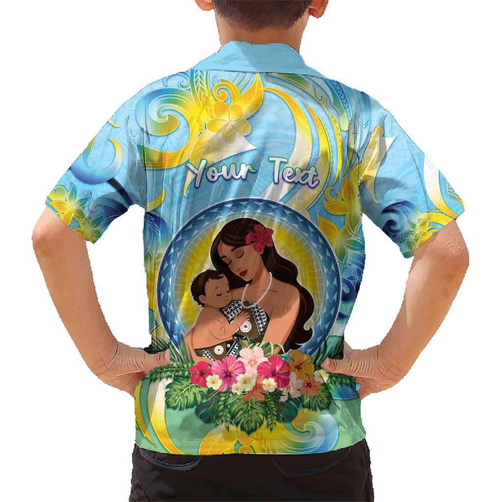 Personalised Fiji Mother's Day Hawaiian Shirt I Love You Mom
