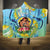 Fiji Mother's Day Hooded Blanket I Love You Mom