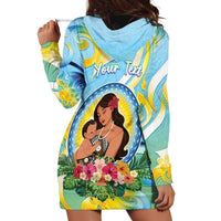 Personalised Fiji Mother's Day Hoodie Dress I Love You Mom