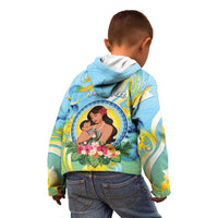 Personalised Fiji Mother's Day Kid Hoodie I Love You Mom