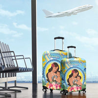 Fiji Mother's Day Luggage Cover I Love You Mom