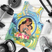 Personalised Fiji Mother's Day Men Tank Top I Love You Mom