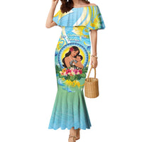 Personalised Fiji Mother's Day Mermaid Dress I Love You Mom