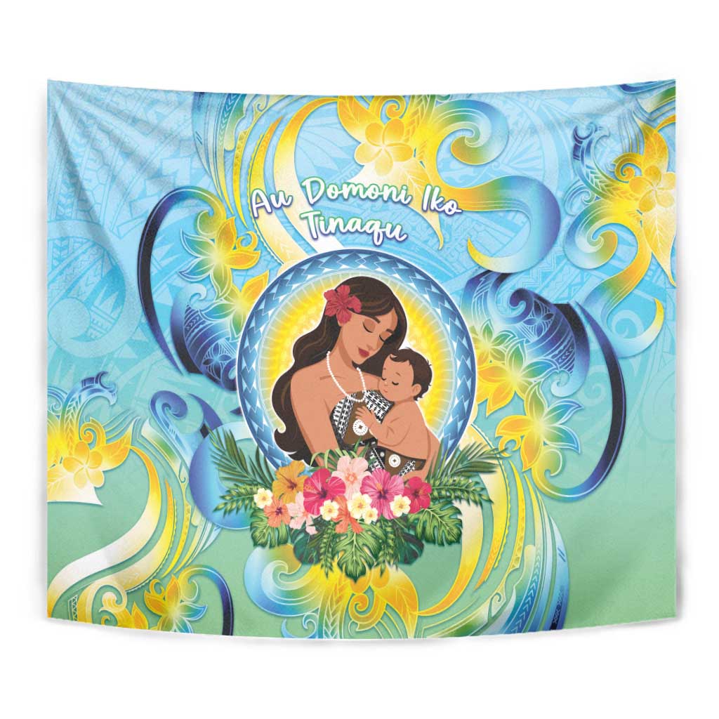 Fiji Mother's Day Tapestry I Love You Mom DT04 - Polynesian Pride
