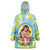 Personalised Fiji Mother's Day Wearable Blanket Hoodie I Love You Mom
