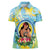 Personalised Fiji Mother's Day Women Polo Shirt I Love You Mom