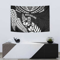 New Zealand Rugby Tapestry Silver Fern Maori Pattern