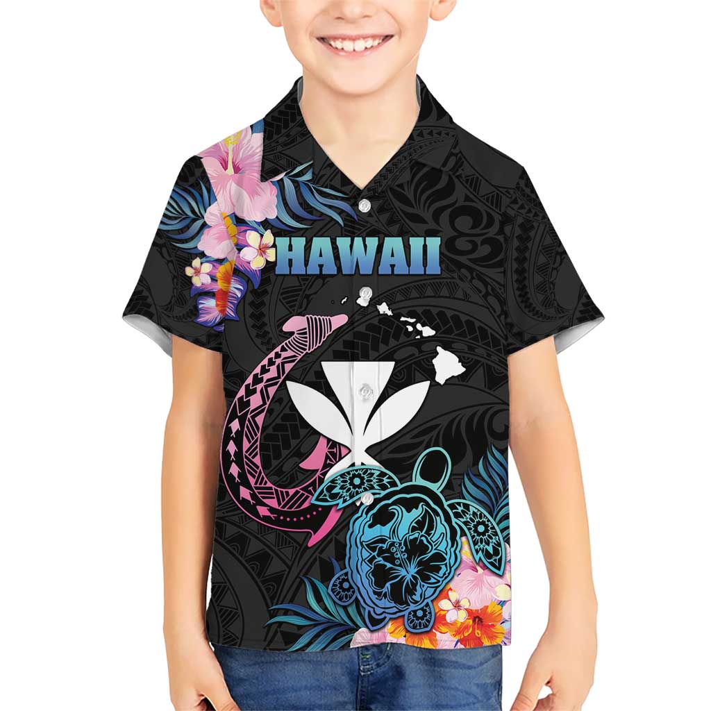 Personalised Hawaii Hawaiian Shirt Kanaka Maoli With Fish Hook