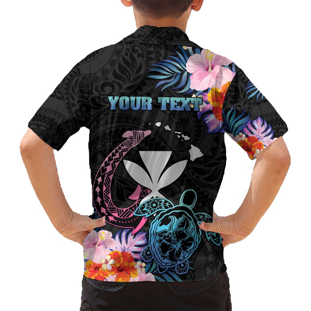 Personalised Hawaii Hawaiian Shirt Kanaka Maoli With Fish Hook