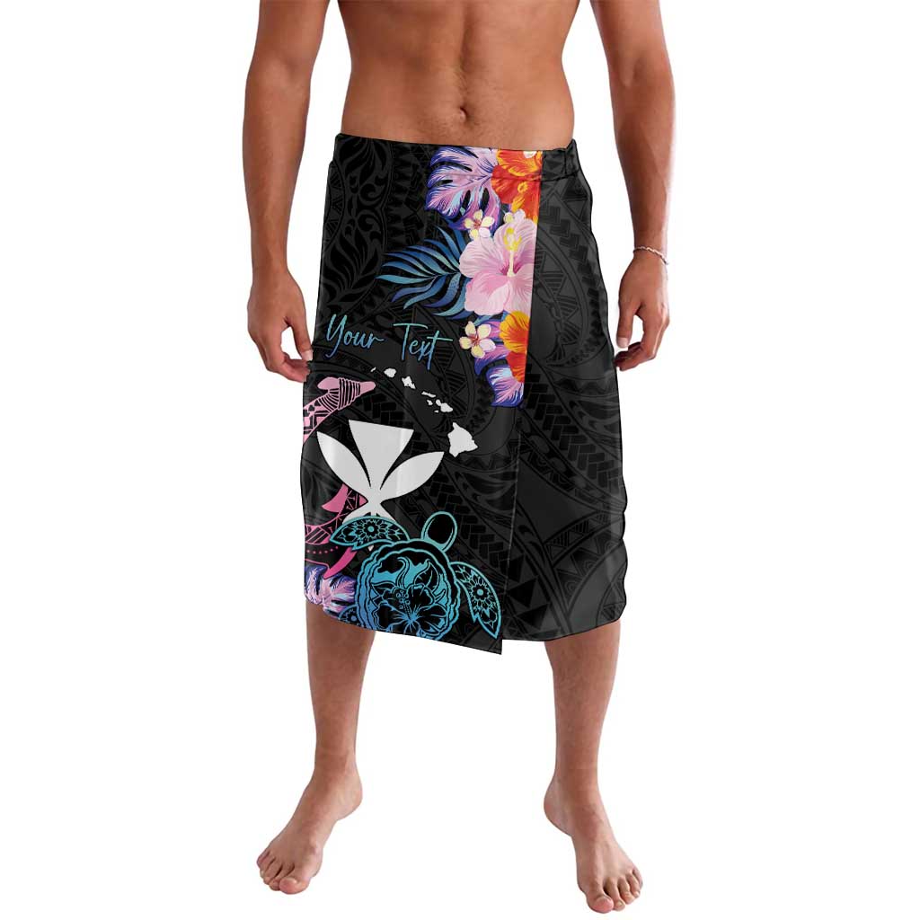 Personalised Hawaii Lavalava Kanaka Maoli With Fish Hook