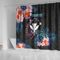 Hawaii Shower Curtain Kanaka Maoli With Fish Hook