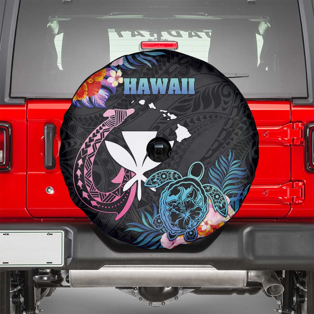 Hawaii Spare Tire Cover Kanaka Maoli With Fish Hook