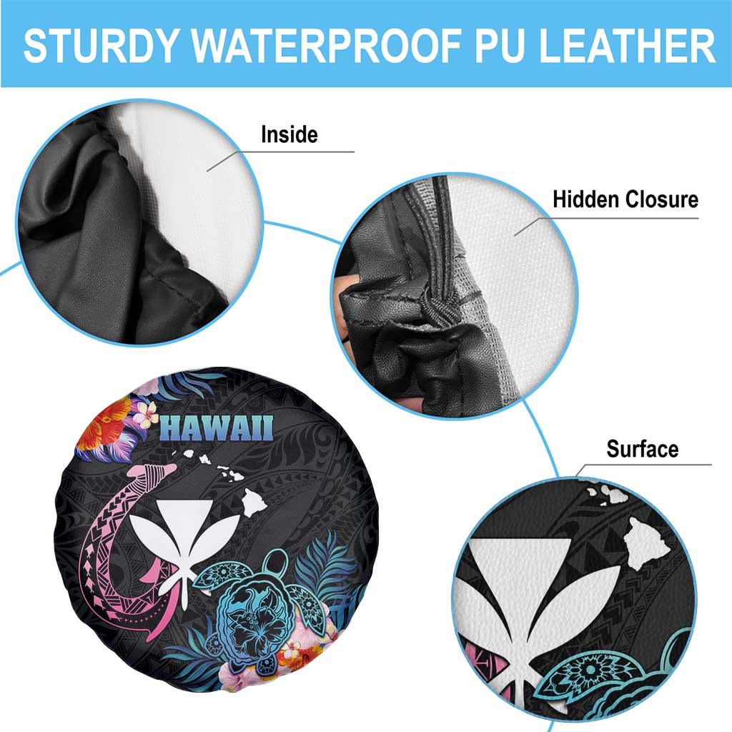 Hawaii Spare Tire Cover Kanaka Maoli With Fish Hook