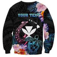 Personalised Hawaii Sweatshirt Kanaka Maoli With Fish Hook