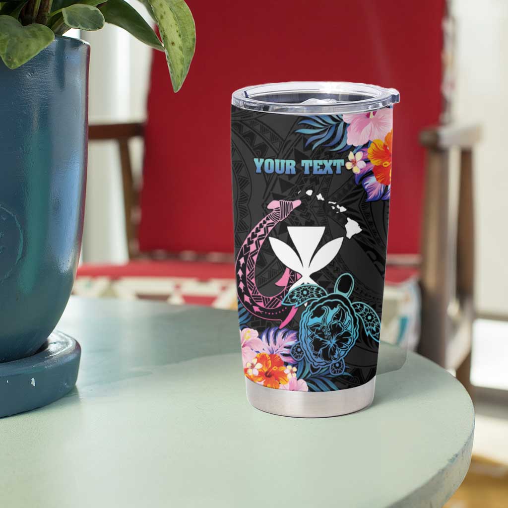 Personalised Hawaii Tumbler Cup Kanaka Maoli With Fish Hook