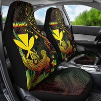 Hawaii Car Seat Cover Kanaka Maoli With Hammerhead Shark