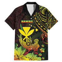 Personalised Hawaii Family Matching Mermaid Dress and Hawaiian Shirt Kanaka Maoli With Hammerhead Shark