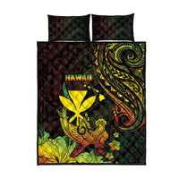 Hawaii Quilt Bed Set Kanaka Maoli With Hammerhead Shark