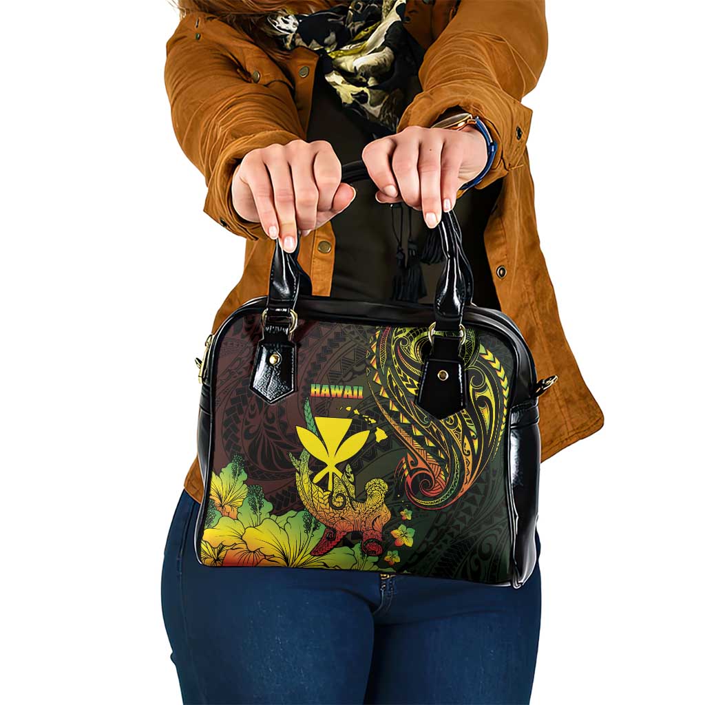 Hawaii Shoulder Handbag Kanaka Maoli With Hammerhead Shark