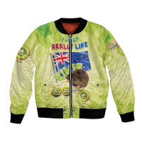 New Zealand Kiwi Bomber Jacket I Just Really Like Kiwis