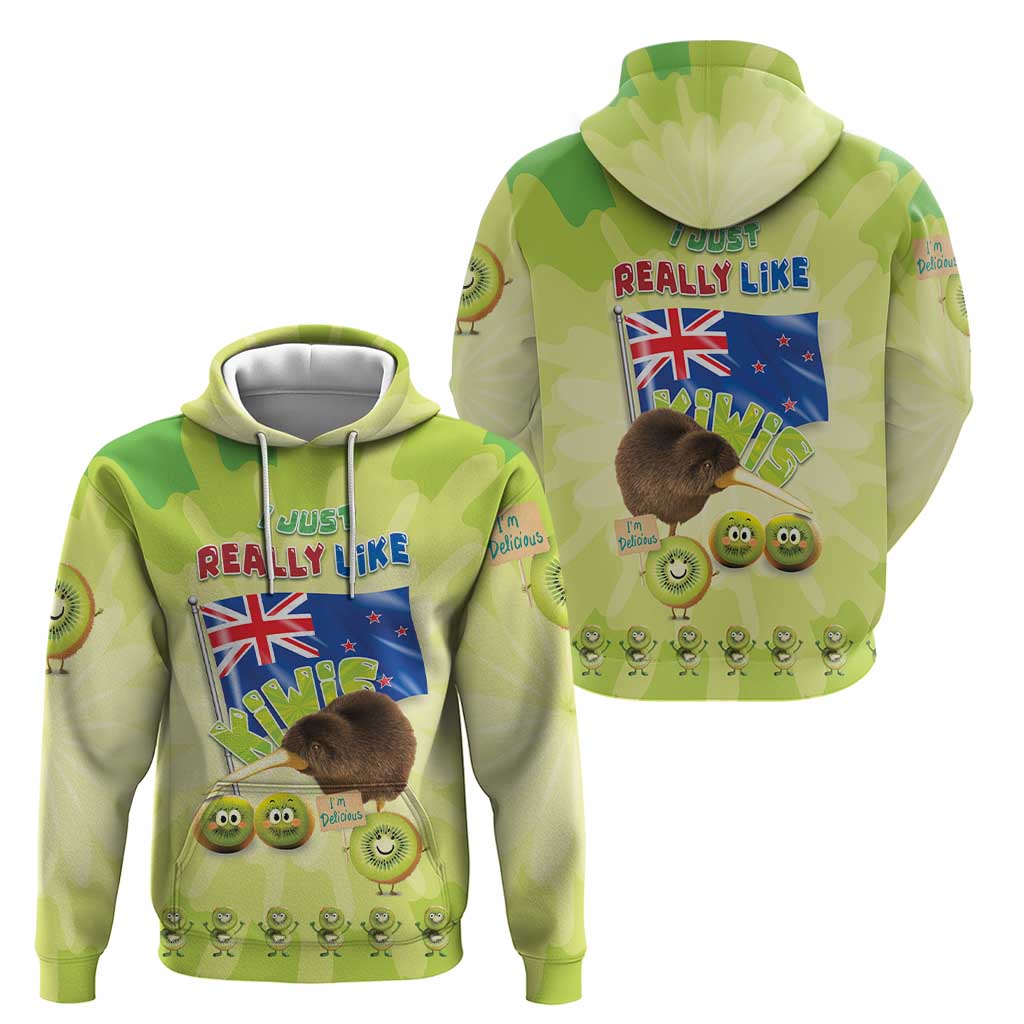 New Zealand Kiwi Hoodie I Just Really Like Kiwis
