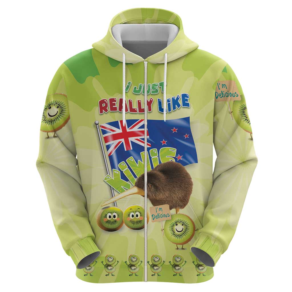 New Zealand Kiwi Hoodie I Just Really Like Kiwis