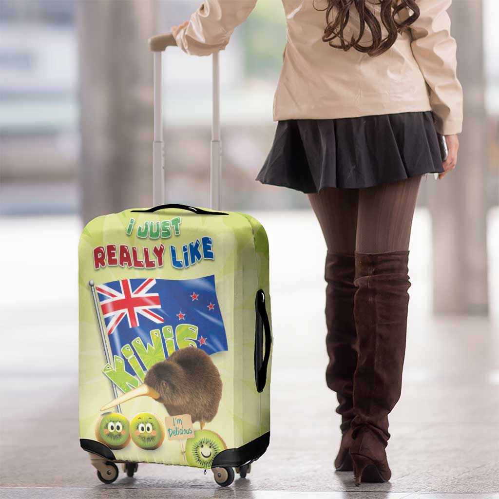 New Zealand Kiwi Luggage Cover I Just Really Like Kiwis